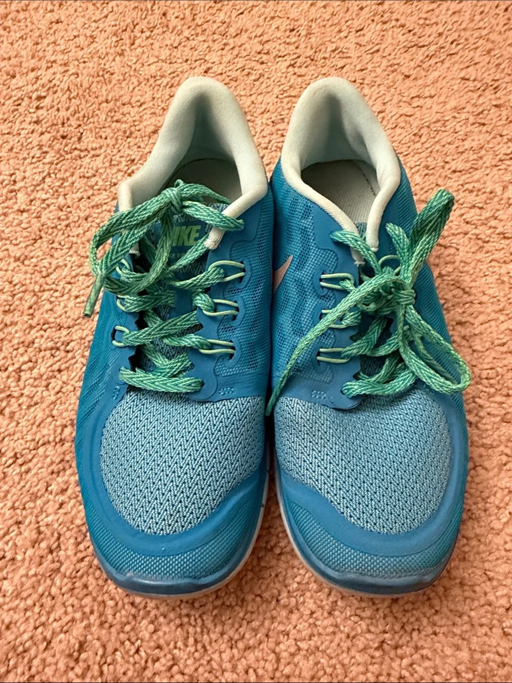 Nike Kids Blue & Teal Athletic Sneakers